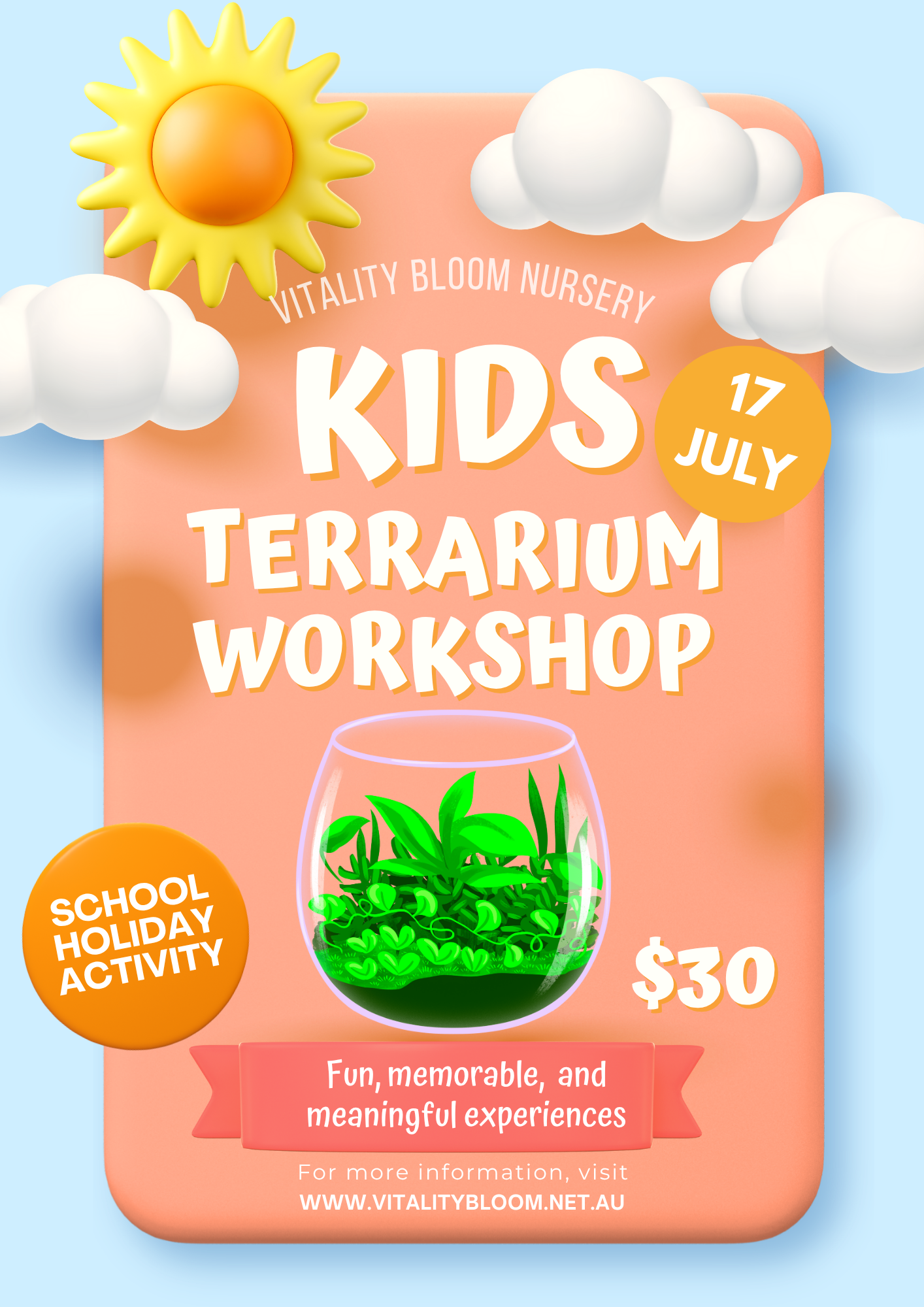 Kids Terrarium Workshop