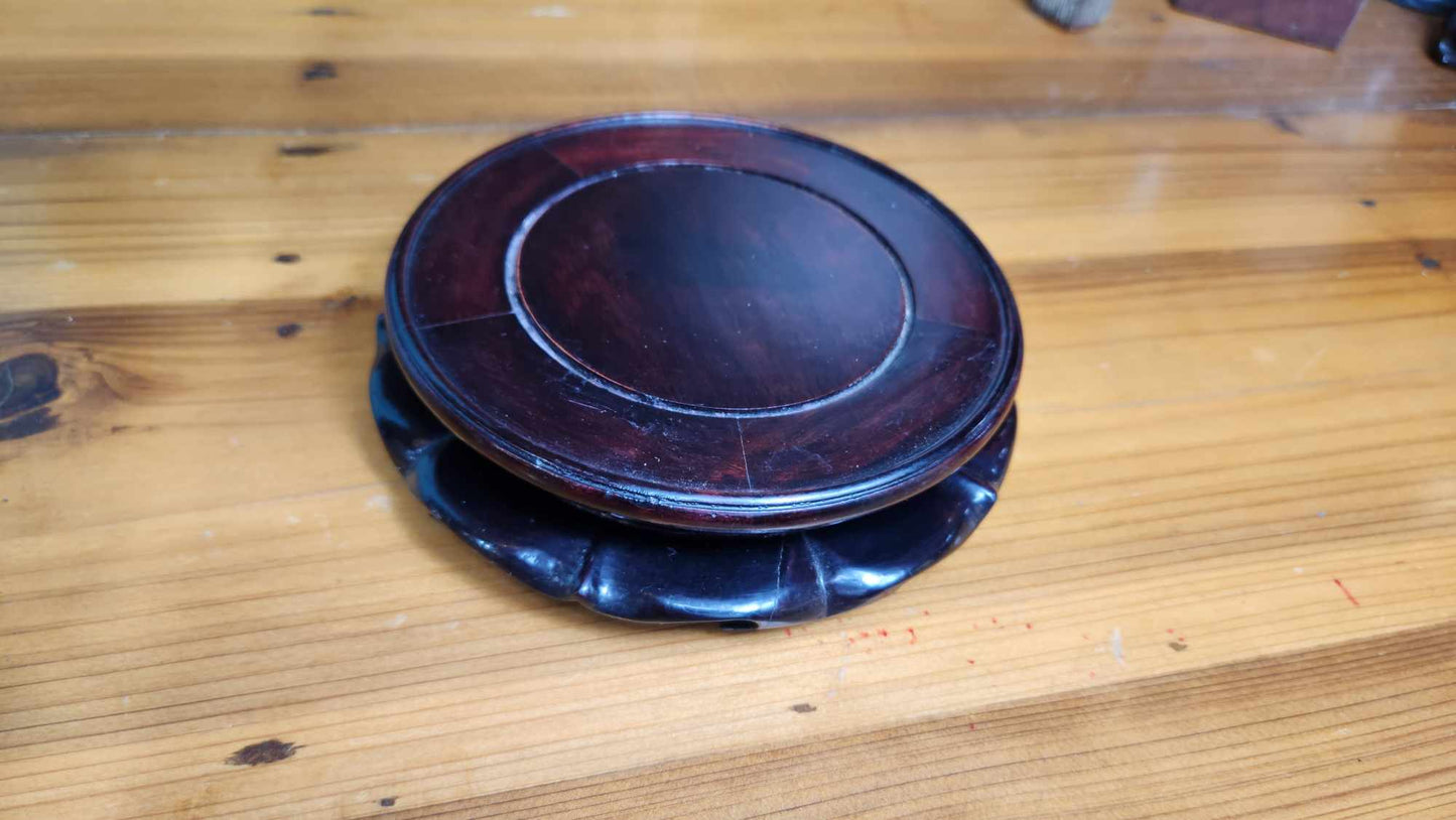 Carved Wooden Bonsai/Plant Stand